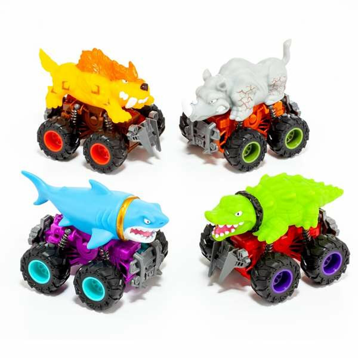 Auto mit Schwungrad-Antrieb Moltó Beast Wheels Bunt
